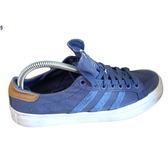 Adidas Courtvantage Blue Canvas Sneakers Womens‎ Size 7.5 - Picture 8 of 12